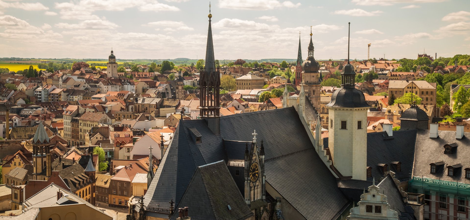 Altenburg - Blick über die Dächer